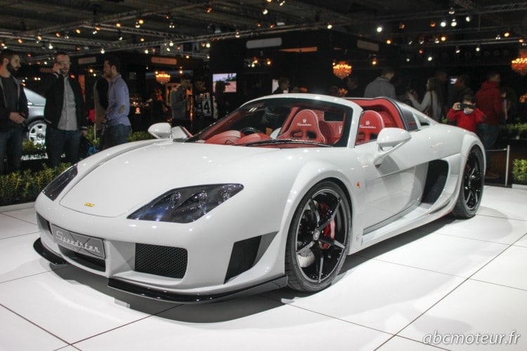 vue 3-4 avant Noble M600 Convertible