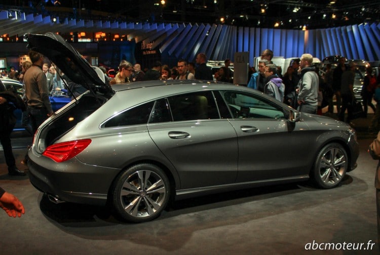 vue profil Mercedes CLA Shooting Brake