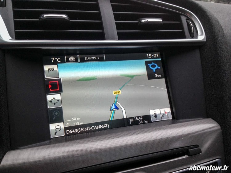 ecran tactile Citroen C4