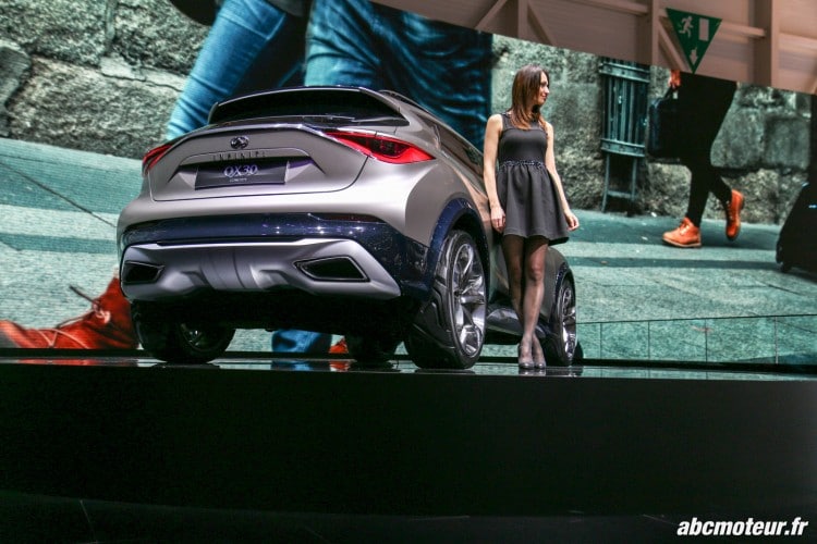 arriere Infiniti QX30 Concept Salon Geneve 2015