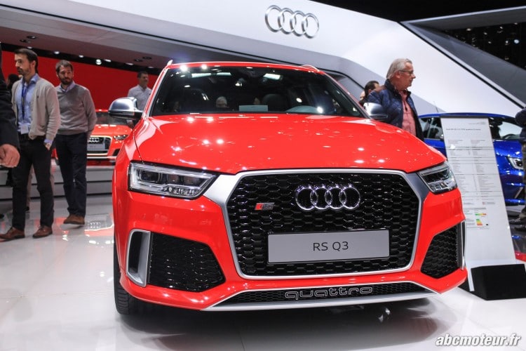 avant Audi RS Q3 Geneve 2015