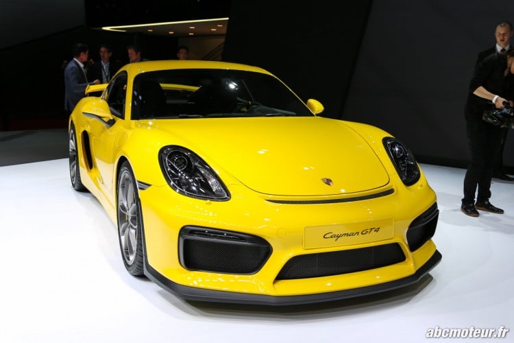 avant Porsche Cayman GT4 Geneve 2015