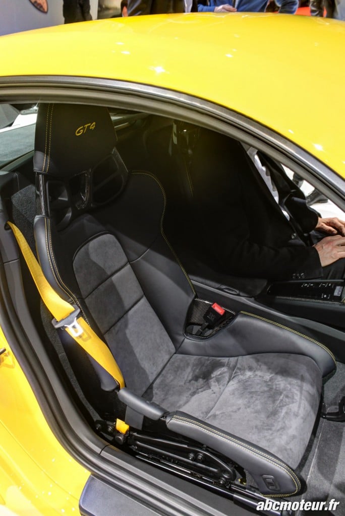 baquet Porsche Cayman GT4 Geneve 2015