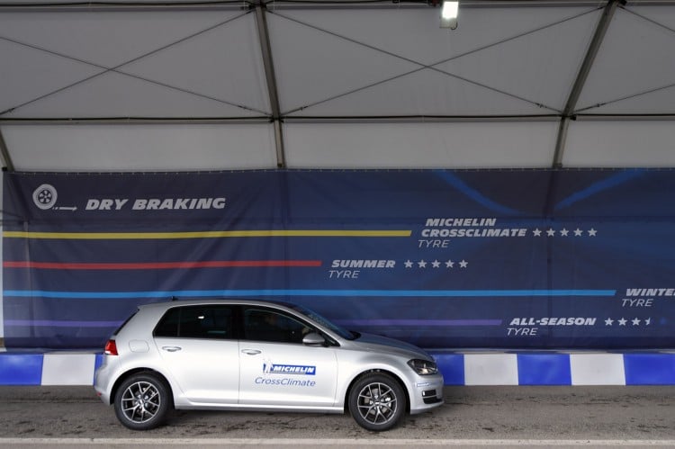 freinage sol sec Michelin CrossClimate