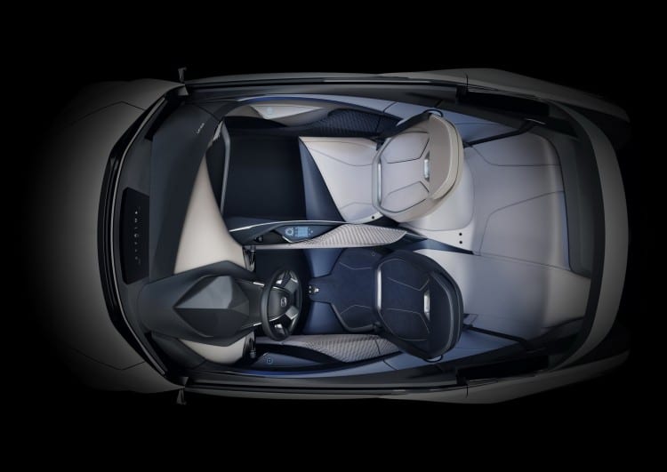 habitacle vue dessus Lexus-LF-SA-Concept