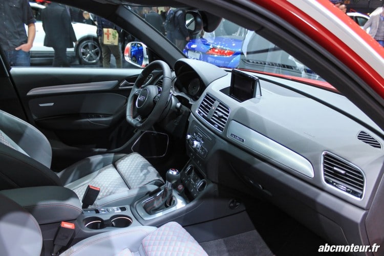 interieur Audi RS Q3 Geneve 2015