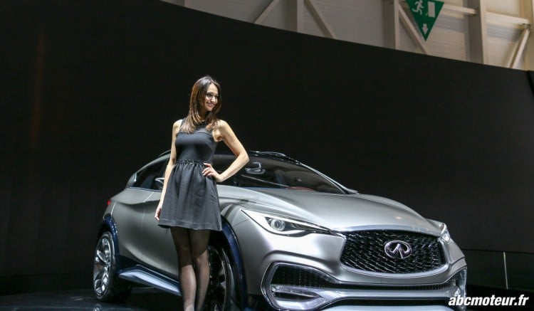 mannequin Infiniti QX30 Concept Salon Geneve 2015