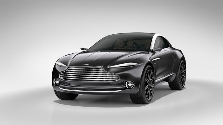 vue 3-4 avant Aston Martin DBX Concept