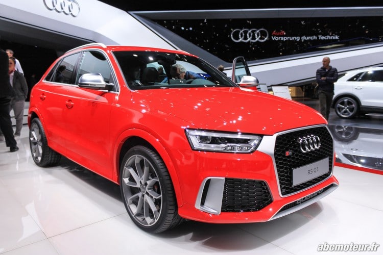 vue 3-4 avant Audi RS Q3 Geneve 2015