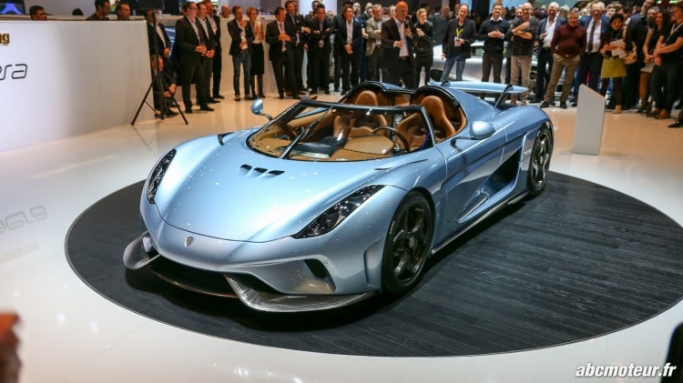 vue 3-4 avant Koenigsegg Regera Geneve 2015