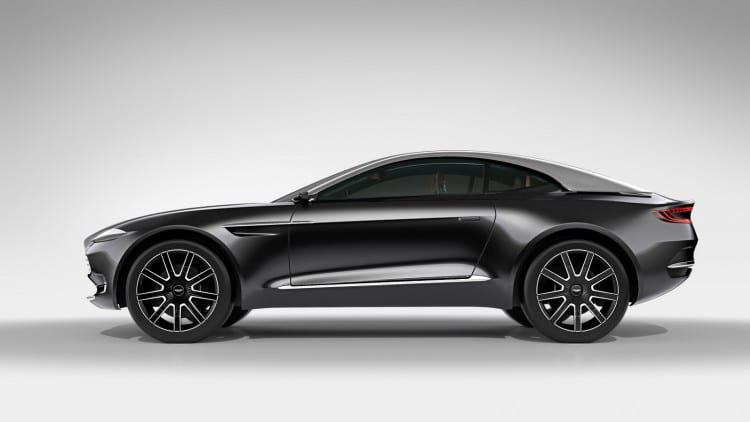 vue profil Aston Martin DBX Concept