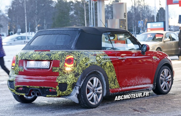 photo espion Mini JCW Cabrio 2016