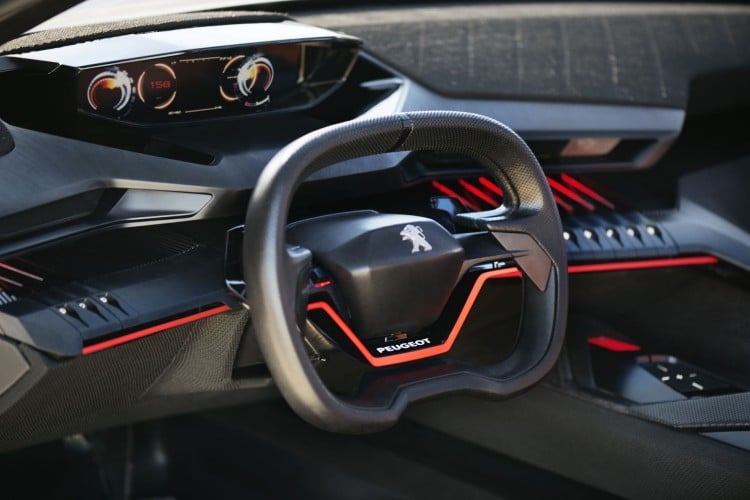 volant Peugeot Quartz Concept 2015
