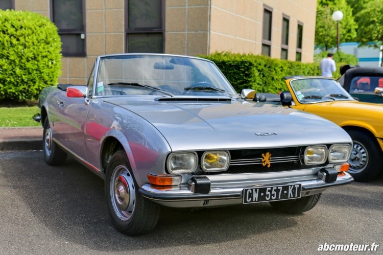 Peugeot 504 Cabriolet rassemblement Bailly