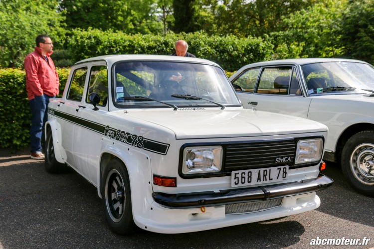 Simca Coupe SRT 78 rallye rassemblement Bailly