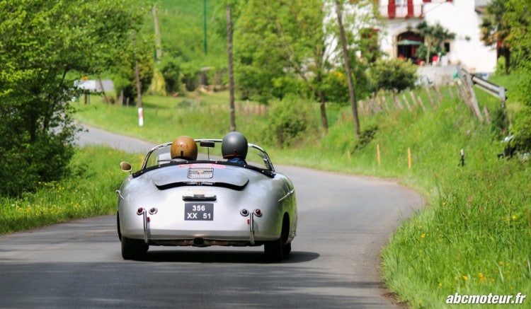 arriere Porsche 356 A 1600 Speedster speciale Tour Auto 2015