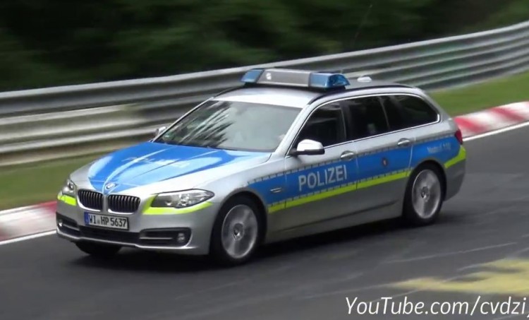 BMW Serie 5 Touring police Nurburgring