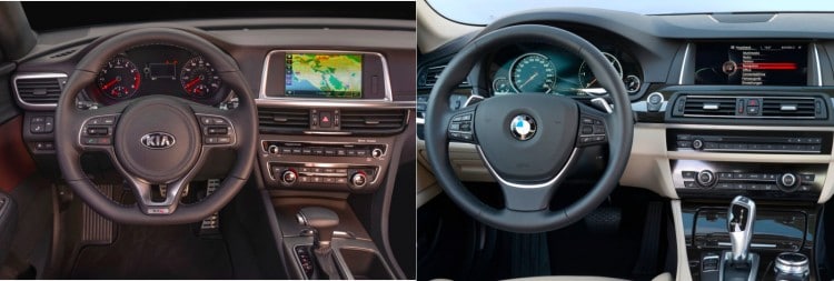 Kia Optima BMW Série 5