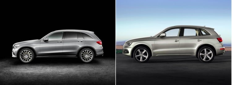 Mercedes GLC - Audi Q5