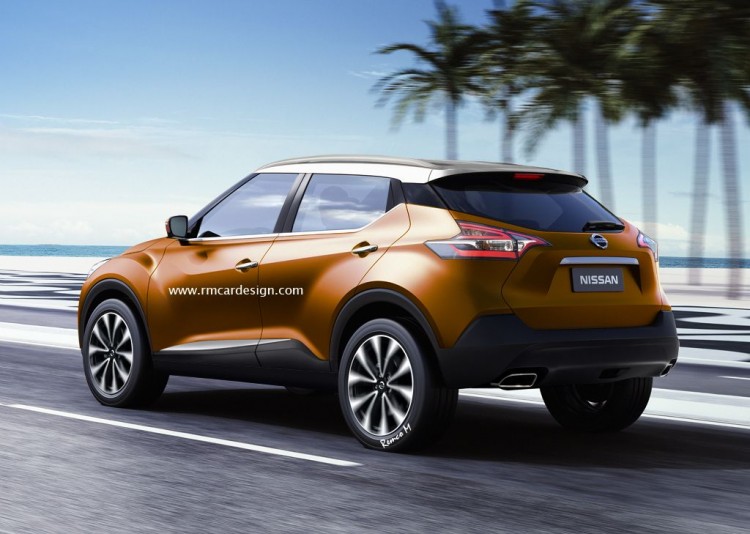 Nissan Juke II 3-4 arriere illustration