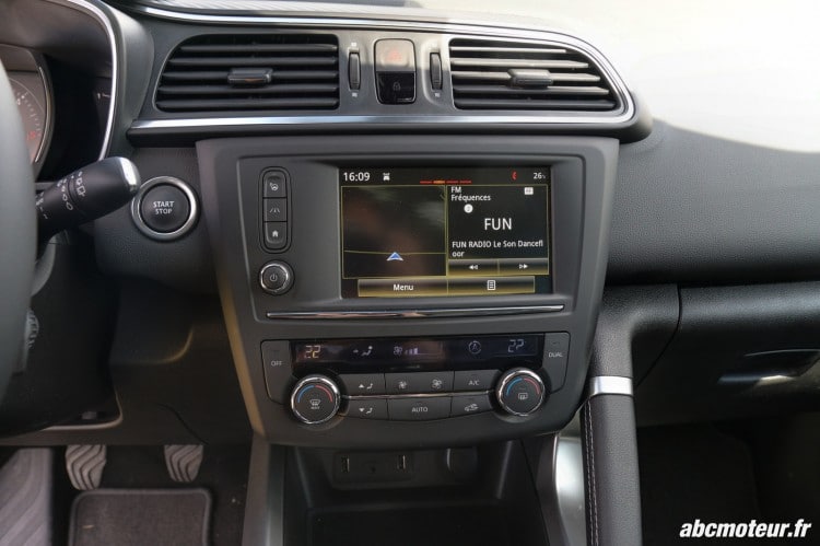 Renault Kadjar console centrale