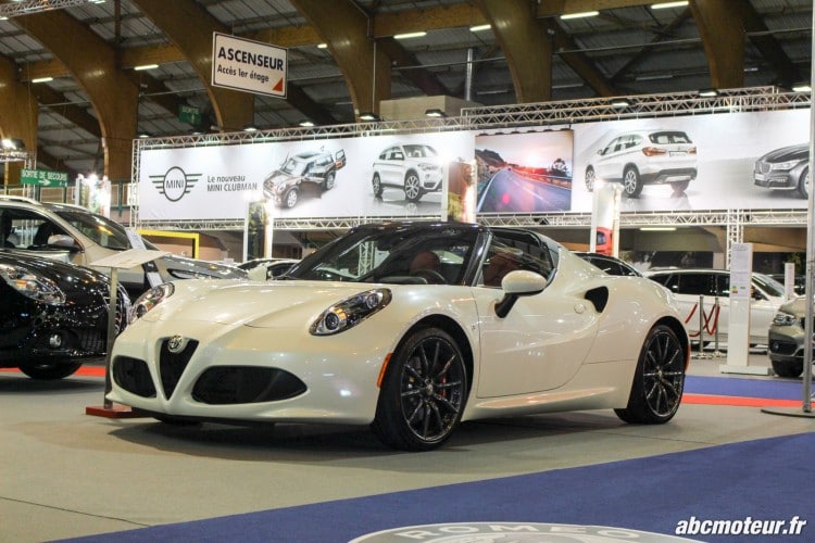 Alfa Romeo 4C Spider salon auto Orleans 2015
