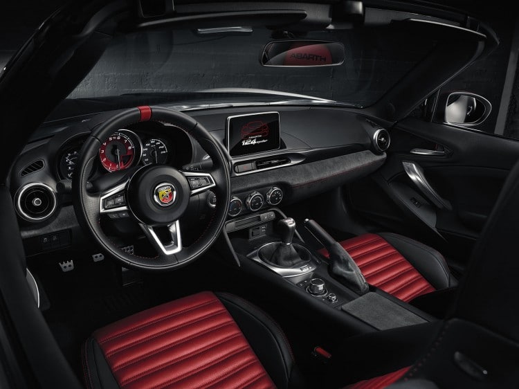 Abarth 124 Spider-interieur