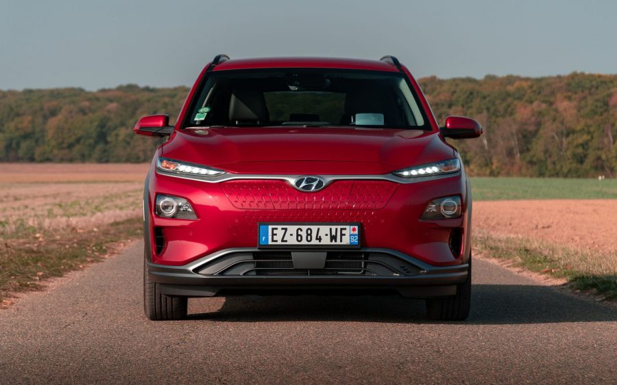 Essai Hyundai Kona Electric 64 kWh Executive : vert(ueux)