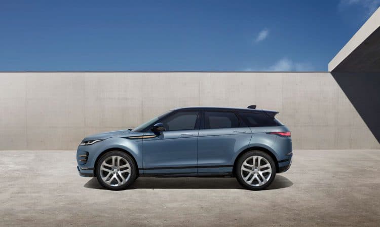 Nouveau Range Rover Evoque - Vue de profil