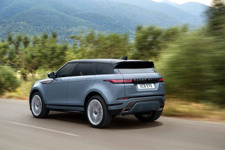 Nouveau Range Rover Evoque - Vue de 3/4 arrière