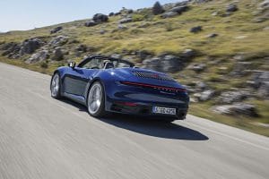 Porsche 911 992 Cabriolet - Sur la route