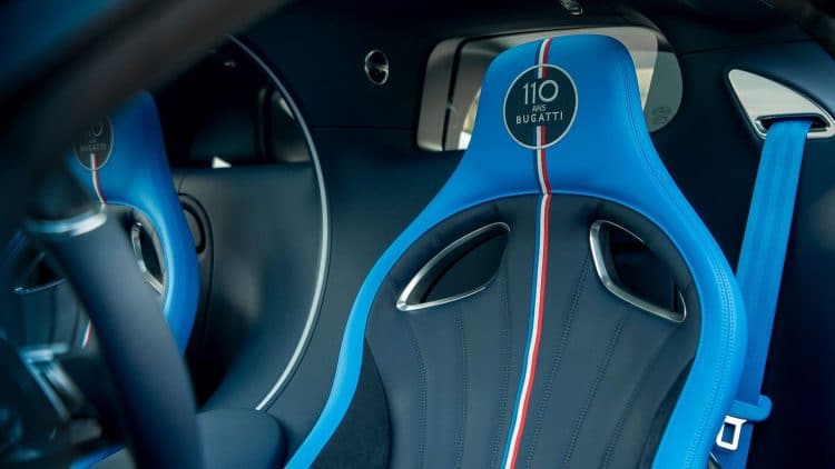 Bugatti Chiron Sport 110 ans - SIèges