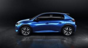 Peugeot 208 - Vue de profil