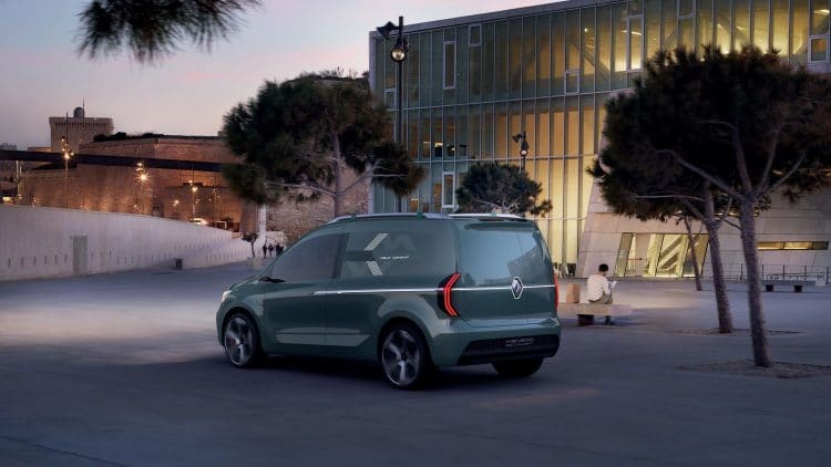 Renault Kangoo ZE Concept - Vue 3/4 arrière