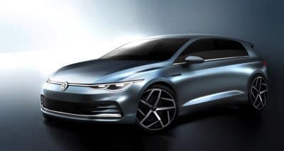 Volkswagen Golf 8 - Croquis extérieur