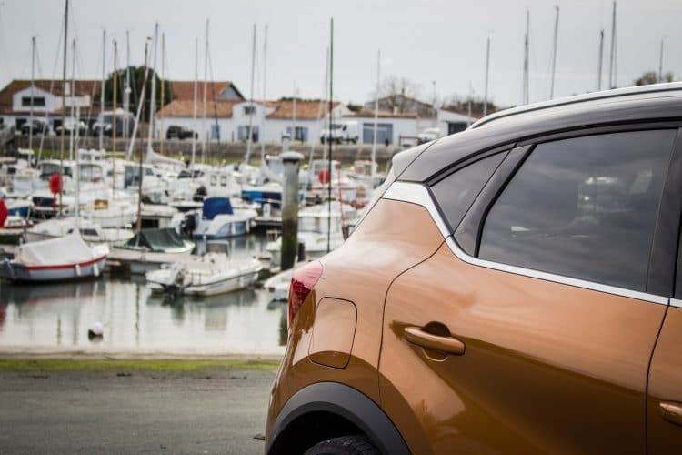Renault Captur détail peinture bicolore