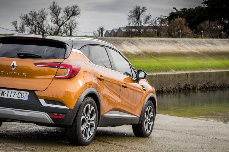 Renault Captur vue arrière tronquée
