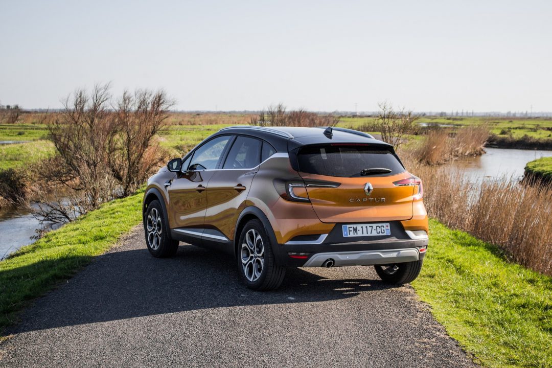 Renault Captur vue arrière en statique