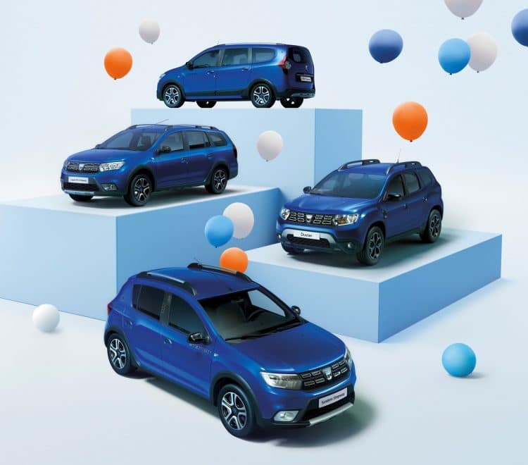 Gamme Dacia 15 ans