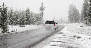 Voiture Neige Hiver Parking