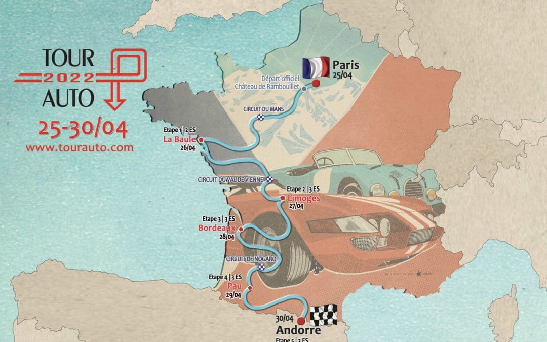 Tour Auto 2022 : le programme et le parcours de la 31 édition