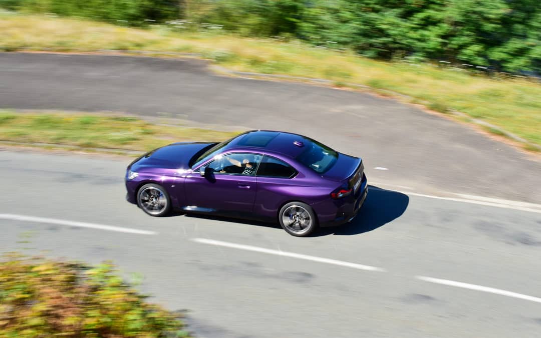 Essai BMW M240i xDrive Coupé 2022 : intrépide améthyste