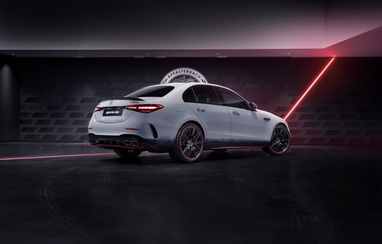 mercedes amg c63 s e performance f1 edition arriere