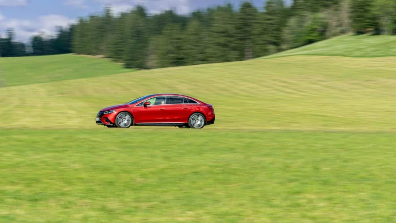 Essai MercedesBenz EQE 350 des watts sur du velours