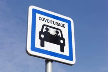 panneau parking de covoiturage