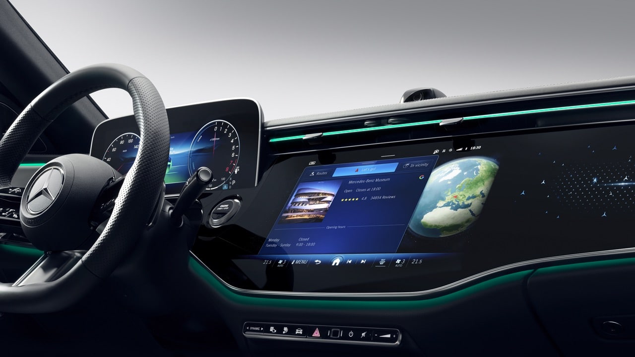 mercedes google
