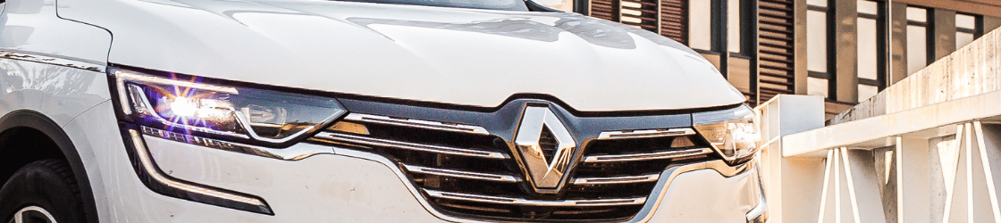 Zoom sur le logo Renault 