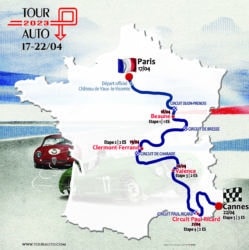 tour auto 2023 itineraire