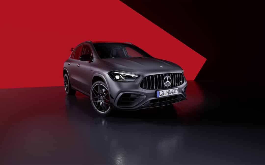 Mercedes-AMG GLA 45 S 4MATIC+ : modifications esthétiques et équipement plus riche