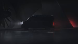 Le nouveau Renault Master dans une soufflerie.